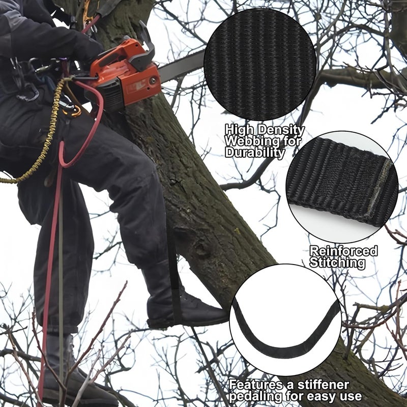 Fairooth Climbing Stick Aider for Hunting Single Step Aider Lightweight Rope Ladder Tree Stand Step Non-Slip Hunting Climbing Stick Aiders Rope Ladder for Outdoor Climb Caving - Image 3